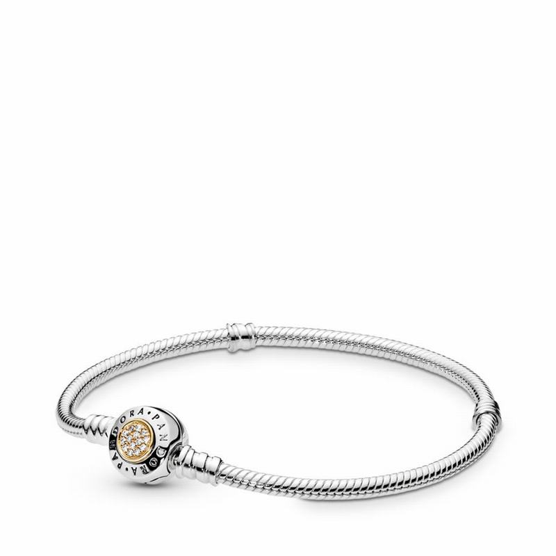 Pandora Signature Bracelet NZ, Two Tone (864135-KPB)